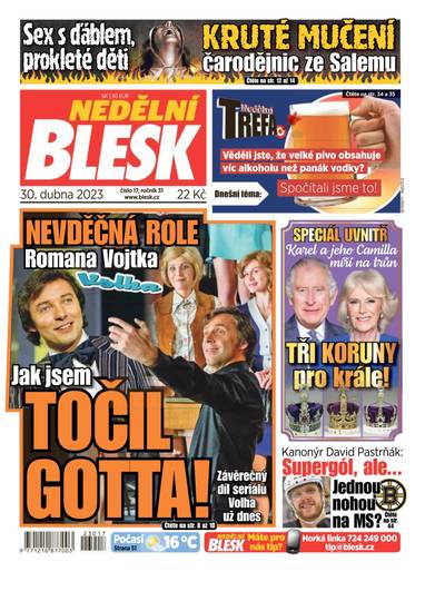 E-magazín NEDĚLNÍ BLESK - 17/2023 - CZECH NEWS CENTER a. s.