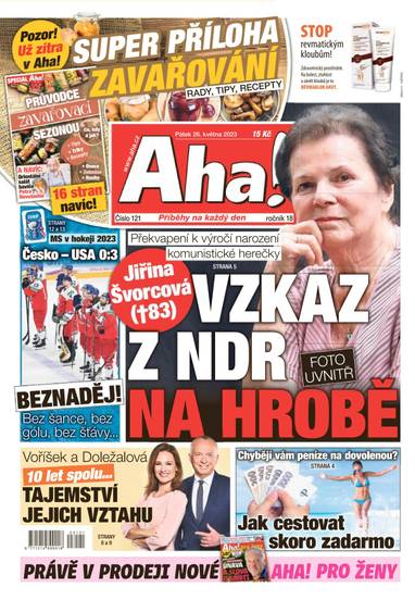 E-magazín Aha! - 26.5.2023 - CZECH NEWS CENTER a. s.