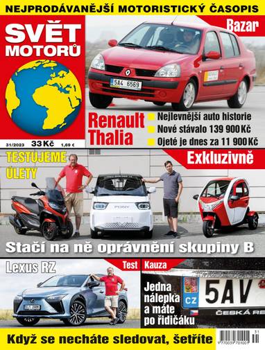 E-magazín SVĚT MOTORŮ - 31/2023 - CZECH NEWS CENTER a. s.