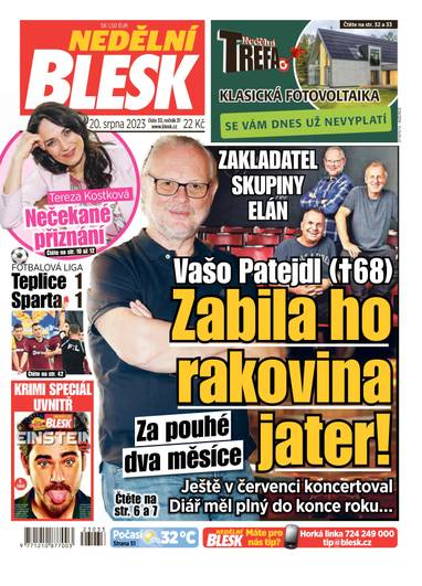 E-magazín NEDĚLNÍ BLESK - 33/2023 - CZECH NEWS CENTER a. s.