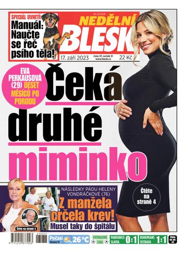 E-magazín NEDĚLNÍ BLESK - 37/2023 - CZECH NEWS CENTER a. s.