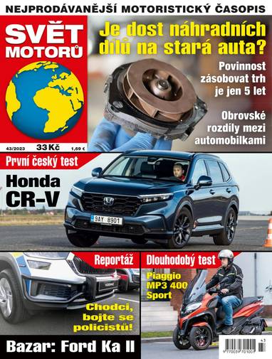 E-magazín SVĚT MOTORŮ - 43/2023 - CZECH NEWS CENTER a. s.