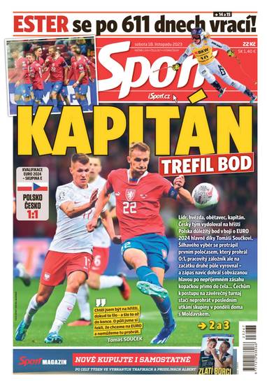 E-magazín Sport - 18.11.2023 - CZECH NEWS CENTER a. s.