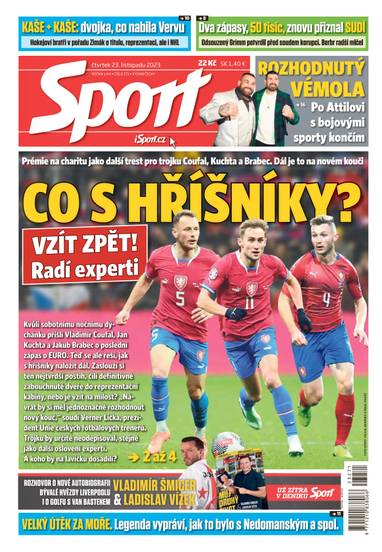 E-magazín Sport - 23.11.2023 - CZECH NEWS CENTER a. s.
