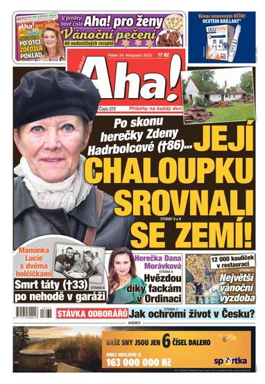 E-magazín Aha! - 24.11.2023 - CZECH NEWS CENTER a. s.