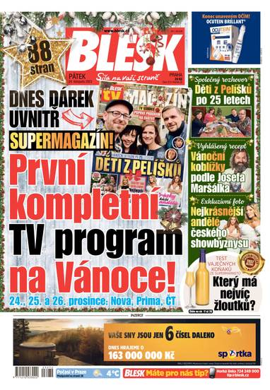 E-magazín BLESK - 24.11.2023 - CZECH NEWS CENTER a. s.