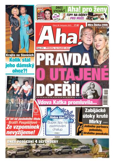 E-magazín Aha! - 28.11.2023 - CZECH NEWS CENTER a. s.