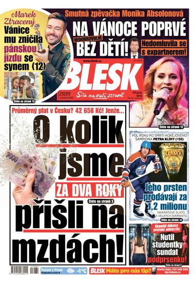 E-magazín BLESK - 5.12.2023 - CZECH NEWS CENTER a. s.