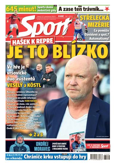 E-magazín Sport - 12.12.2023 - CZECH NEWS CENTER a. s.