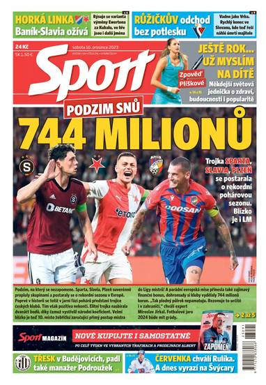 E-magazín Sport - 16.12.2023 - CZECH NEWS CENTER a. s.