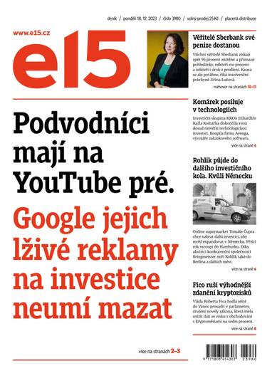 E-magazín e15 - 18.12.2023 - CZECH NEWS CENTER a. s.