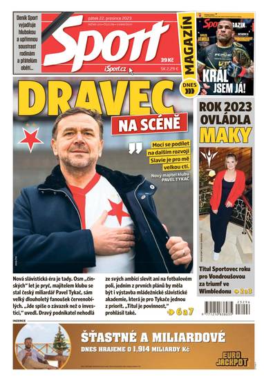 E-magazín Sport - 22.12.2023 - CZECH NEWS CENTER a. s.