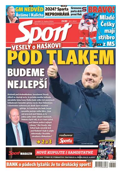 E-magazín Sport - 15.1.2024 - CZECH NEWS CENTER a. s.