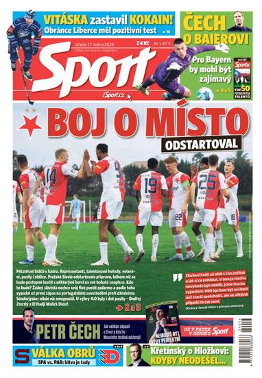 E-magazín Sport - 17.1.2024 - CZECH NEWS CENTER a. s.