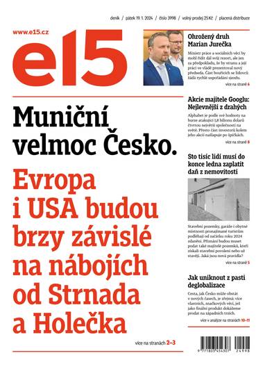 E-magazín e15 - 19.1.2024 - CZECH NEWS CENTER a. s.