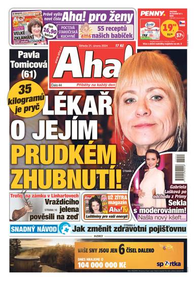 E-magazín Aha! - 21.2.2024 - CZECH NEWS CENTER a. s.