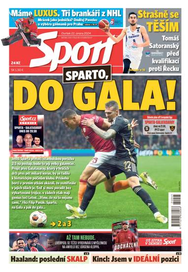 E-magazín Sport - 22.2.2024 - CZECH NEWS CENTER a. s.