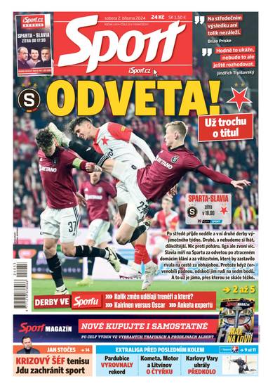 E-magazín Sport - 2.3.2024 - CZECH NEWS CENTER a. s.