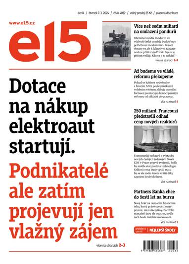 E-magazín e15 - 7.3.2024 - CZECH NEWS CENTER a. s.