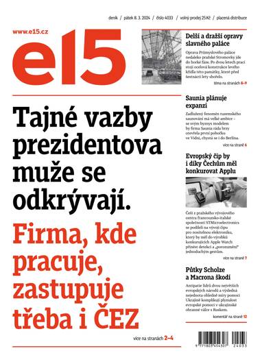 E-magazín e15 - 8.3.2024 - CZECH NEWS CENTER a. s.