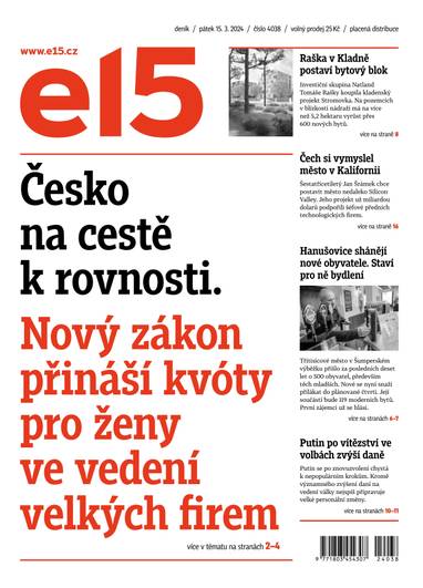 E-magazín e15 - 15.3.2024 - CZECH NEWS CENTER a. s.