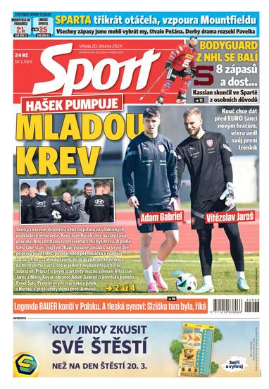 E-magazín Sport - 20.3.2024 - CZECH NEWS CENTER a. s.