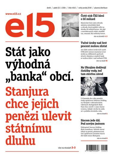 E-magazín e15 - 22.3.2024 - CZECH NEWS CENTER a. s.