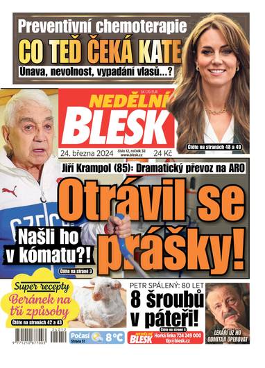E-magazín NEDĚLNÍ BLESK - 12/2024 - CZECH NEWS CENTER a. s.