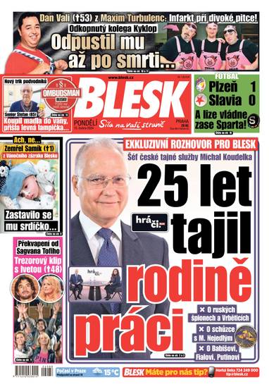 E-magazín BLESK - 15.4.2024 - CZECH NEWS CENTER a. s.