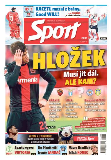 E-magazín Sport - 25.4.2024 - CZECH NEWS CENTER a. s.