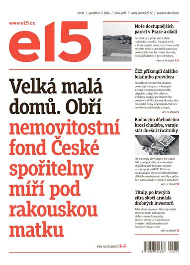 E-magazín e15 - 6.5.2024 - CZECH NEWS CENTER a. s.