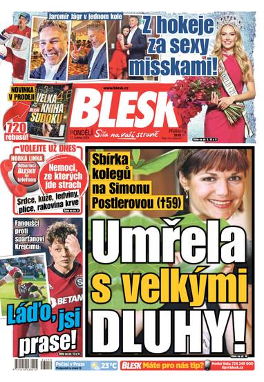 E-magazín BLESK - 13.5.2024 - CZECH NEWS CENTER a. s.