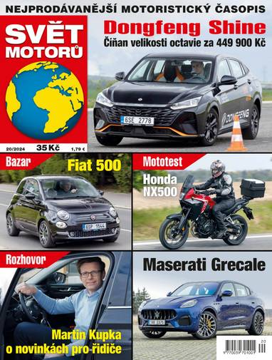 E-magazín SVĚT MOTORŮ - 20/2024 - CZECH NEWS CENTER a. s.