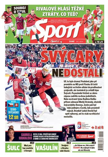 E-magazín Sport - 14.5.2024 - CZECH NEWS CENTER a. s.