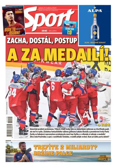 E-magazín Sport - 24.5.2024 - CZECH NEWS CENTER a. s.