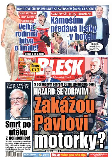 E-magazín BLESK - 25.5.2024 - CZECH NEWS CENTER a. s.