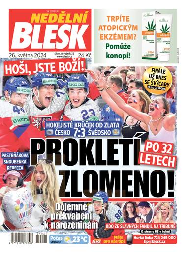 E-magazín NEDĚLNÍ BLESK - 21/2024 - CZECH NEWS CENTER a. s.