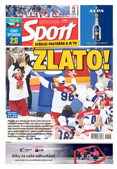 E-magazín Sport - 27.5.2024 - CZECH NEWS CENTER a. s.