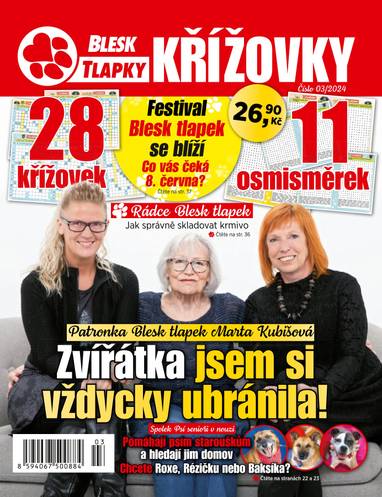 E-magazín BLESK TLAPKY KŘÍŽOVKY - 3/2024 - CZECH NEWS CENTER a. s.