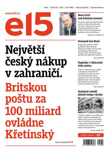 E-magazín e15 - 30.5.2024 - CZECH NEWS CENTER a. s.