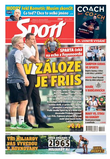 E-magazín Sport - 4.6.2024 - CZECH NEWS CENTER a. s.