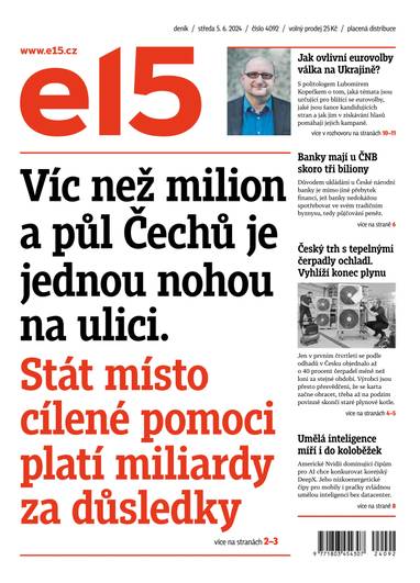 E-magazín e15 - 5.6.2024 - CZECH NEWS CENTER a. s.