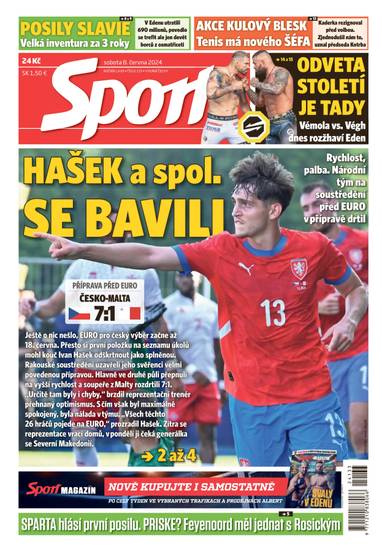 E-magazín Sport - 8.6.2024 - CZECH NEWS CENTER a. s.