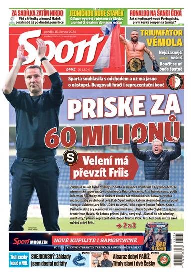 E-magazín Sport - 10.6.2024 - CZECH NEWS CENTER a. s.