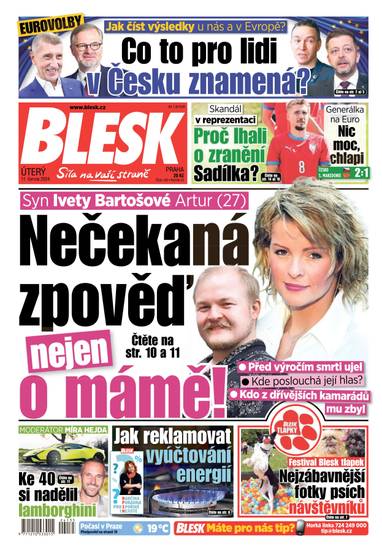 E-magazín BLESK - 11.6.2024 - CZECH NEWS CENTER a. s.