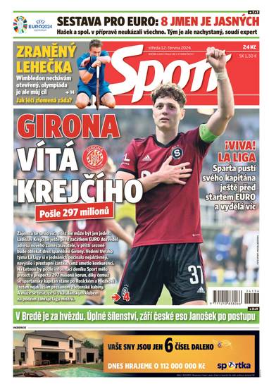 E-magazín Sport - 12.6.2024 - CZECH NEWS CENTER a. s.