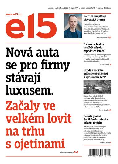 E-magazín e15 - 14.6.2024 - CZECH NEWS CENTER a. s.