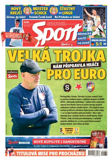 E-magazín Sport - 15.6.2024 - CZECH NEWS CENTER a. s.