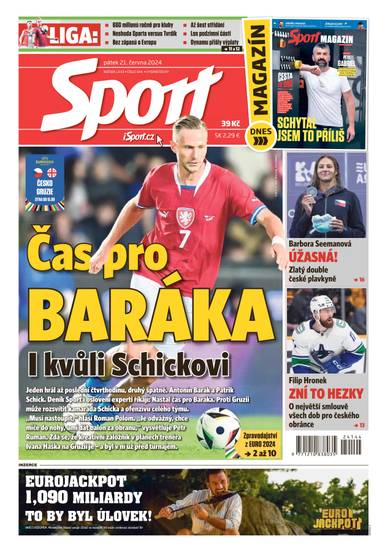 E-magazín Sport - 21.6.2024 - CZECH NEWS CENTER a. s.