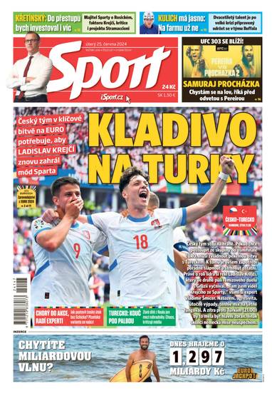 E-magazín Sport - 25.6.2024 - CZECH NEWS CENTER a. s.